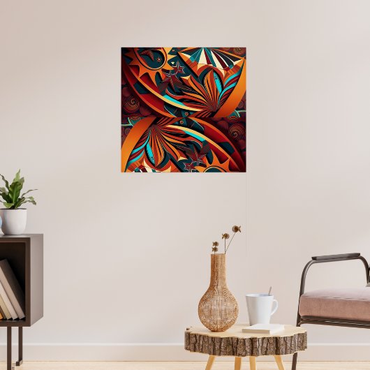 RokcloneDesigns 2024 Art Intelligence Alien Serie Poster (Wohnzimmer 3)