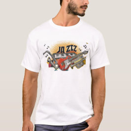 RokcloneDesigns 2024 Art Intelligence Jazz Serie T-Shirt