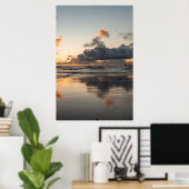 Roker Beach Reflektionen Poster (Heimbüro)