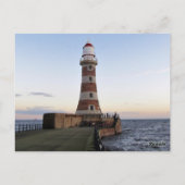 Roker Lightausem, Sunderland Postkarte (Rückseite)