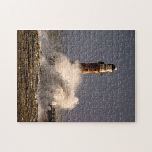 Roker Lighthouse Foto Puzzle (Horizontal)