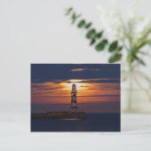 Roker Lighthouse Postcard Postkarte (Stehend Vorderseite)