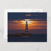 Roker Lighthouse Postcard Postkarte (Vorne/Hinten)