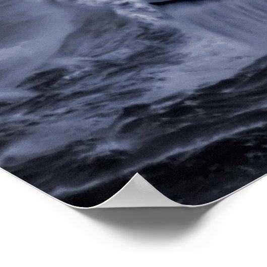 Roker Lighthouse Print Poster (Ecke)