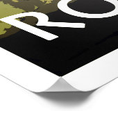 ROKER PIER, SUNDERLAND Vintag Style Poster (Ecke)