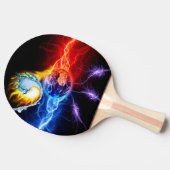 Rokette planète feu et eau tischtennis schläger (Seitenansicht)