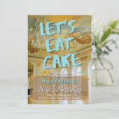 Rokoko Ästhetische Geburtstagspartei Marie Antoine Einladung (Stehend Vorderseite)