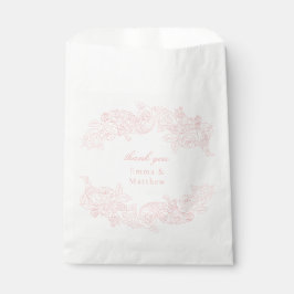Rokoko Baroque Marie Antoinette Viktorianisch Pink Geschenktütchen