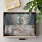 Rokoko Beauty Decoupage Paper - Opulent Gown Seidenpapier (Geschenk)