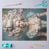 Rokoko Beauty Decoupage Paper - Opulent Gown Seidenpapier (Basteln)