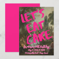 Rokoko Birthday Party Marie Antionette Bold Pink