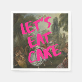 Rokoko Birthday Party Marie Antionette Bold Pink Serviette