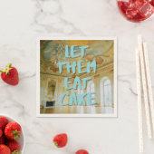 Rokoko Birthday Party Marie Antoinette Bold Blue Serviette (Beispiel)