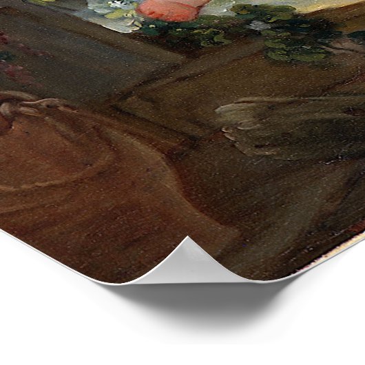 Rokoko Blind-Man's Buff Masterpiece Poster (Ecke)