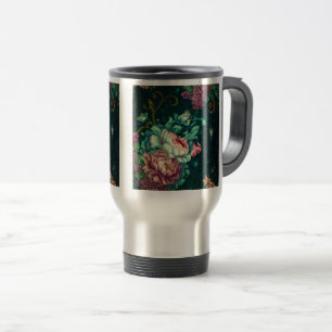Rokoko Blumendekoration Reisen/Pendlerreisen Tasse