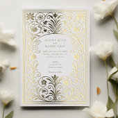 Rokoko Border Folieneinladung