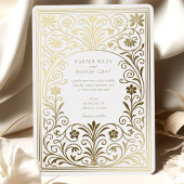 Rokoko Border Folieneinladung