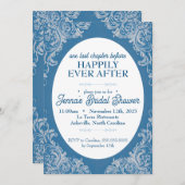 Rokoko Bridal Dusche Einladung | Vintages Barock (Vorne/Hinten)