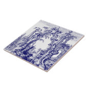 Rokoko Cartouche Ruins Fliese (Seite)