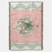 Rokoko Couch Throws Blankets Cotton Polyester Decke (Vorderseite Vertikal)