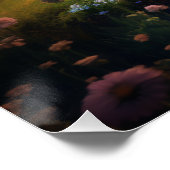 Rokoko-Dackel, die eine Wiese erforscht Poster (Ecke)