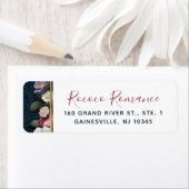 Rokoko Damask & Elegante Rücksendeadresse (Insitu)