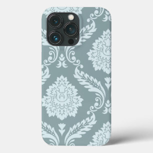 Rokoko-Damask-Kunst I Enteneibl Blau+Türkis Case-Mate iPhone Hülle