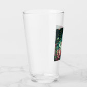 Rokoko Floral Decoration Glass Tumbler (Rechts)