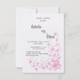 Rokoko Floral Vintage Einladung