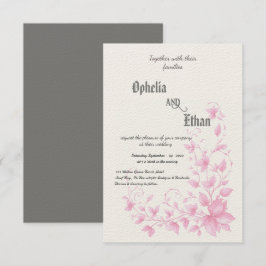 Rokoko Floral Vintage Einladung