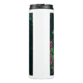 Rokoko florale Dekoration Thermal Tumbler Thermosbecher (Rückseite)