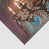 Rokoko French Chandelier 3 Decoupage Paper Seidenpapier (Ausschnitt)