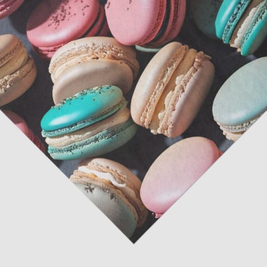 Rokoko French Macarons Decoupage Paper 1 Seidenpapier (Ausschnitt)