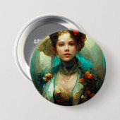 Rokoko Future SciFi Fantasy Button (Vorne & Hinten)