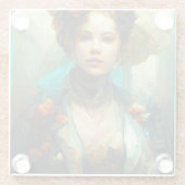 Rokoko Future SciFi Fantasy Glasuntersetzer (Rückseite)