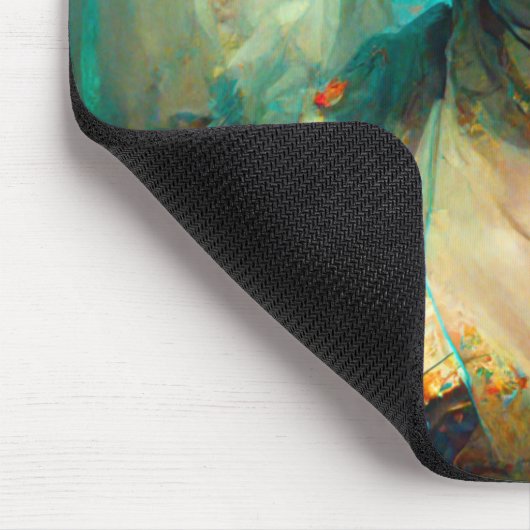 Rokoko Future SciFi Fantasy Mousepad (Ecke)