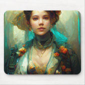 Rokoko Future SciFi Fantasy Mousepad (Vorne)