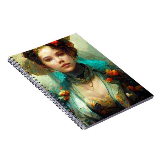 Rokoko Future SciFi Fantasy Notizblock (Rechte Seite)