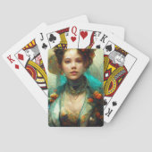 Rokoko Future SciFi Fantasy Spielkarten (Rückseite)