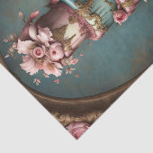 Rokoko Gestuftes Pariser Kuchen 2 - Dekoupage Seidenpapier (Ausschnitt)