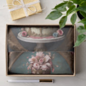 Rokoko Gestuftes Pariser Kuchen 2 - Dekoupage Seidenpapier (Geschenk)