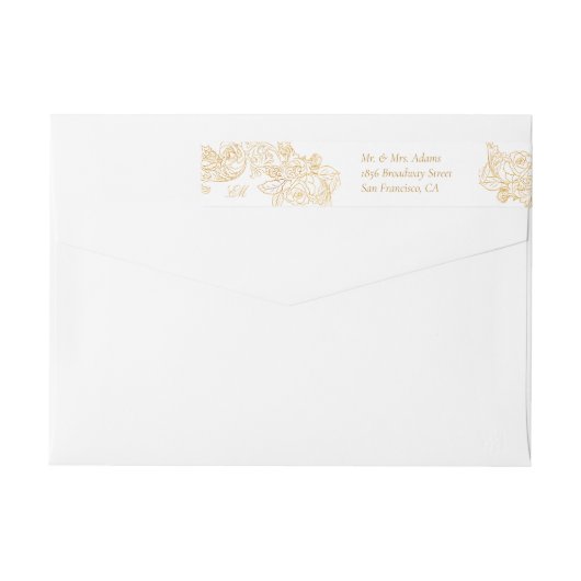 Rokoko Gold-Ornament (Rückseite)