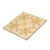 Rokoko-inspiriertes Blatt-Rollen-Muster Fliese (Seite)