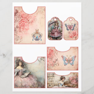 Rokoko Klappbares Pocket Cuttable Scrapbook