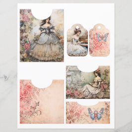 Rokoko Klappbares Pocket Cuttable Scrapbook