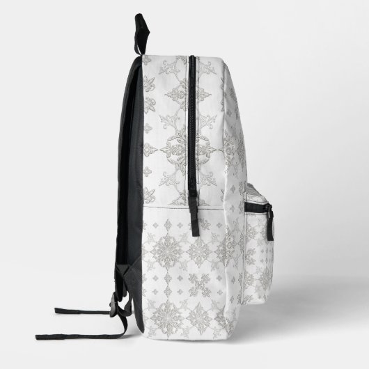 Rokoko Lace Pattern Bedruckter Rucksack (Links)