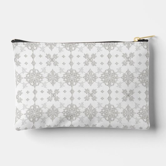 Rokoko Lace Pattern Zubehörtasche (Rückseite)