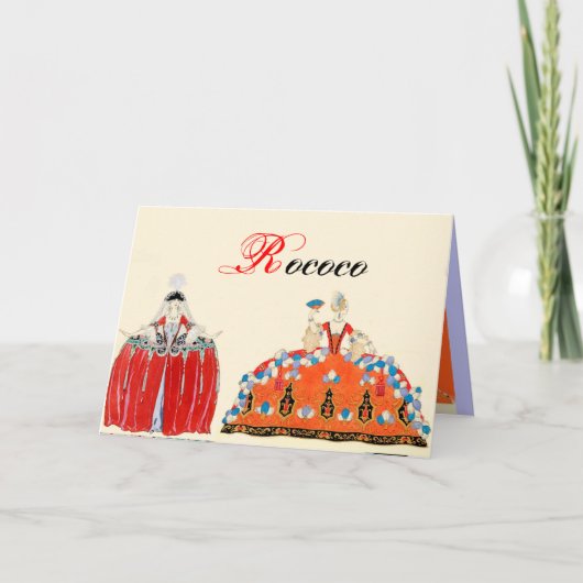 ROKOKO LADIES FASHION COSTUME DESIGNER MONOGRAM (Vorderseite)