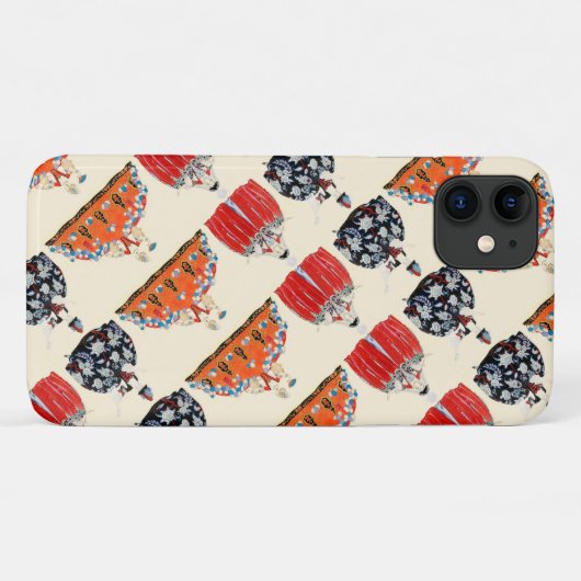 ROKOKO LADY ART DECO SCHÖNHEIT FASHION COSTUME DES Case-Mate iPhone HÜLLE (Rückseite (Horizontal))