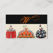 ROKOKO LADY FASHION COSTUME DESIGNER MAKEUP ARTIST VISITENKARTE (Rückseite)